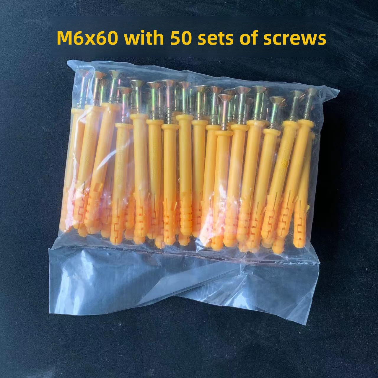 Plastic Expansion Tube Anchor Bolts 6mm 8mm 10mm