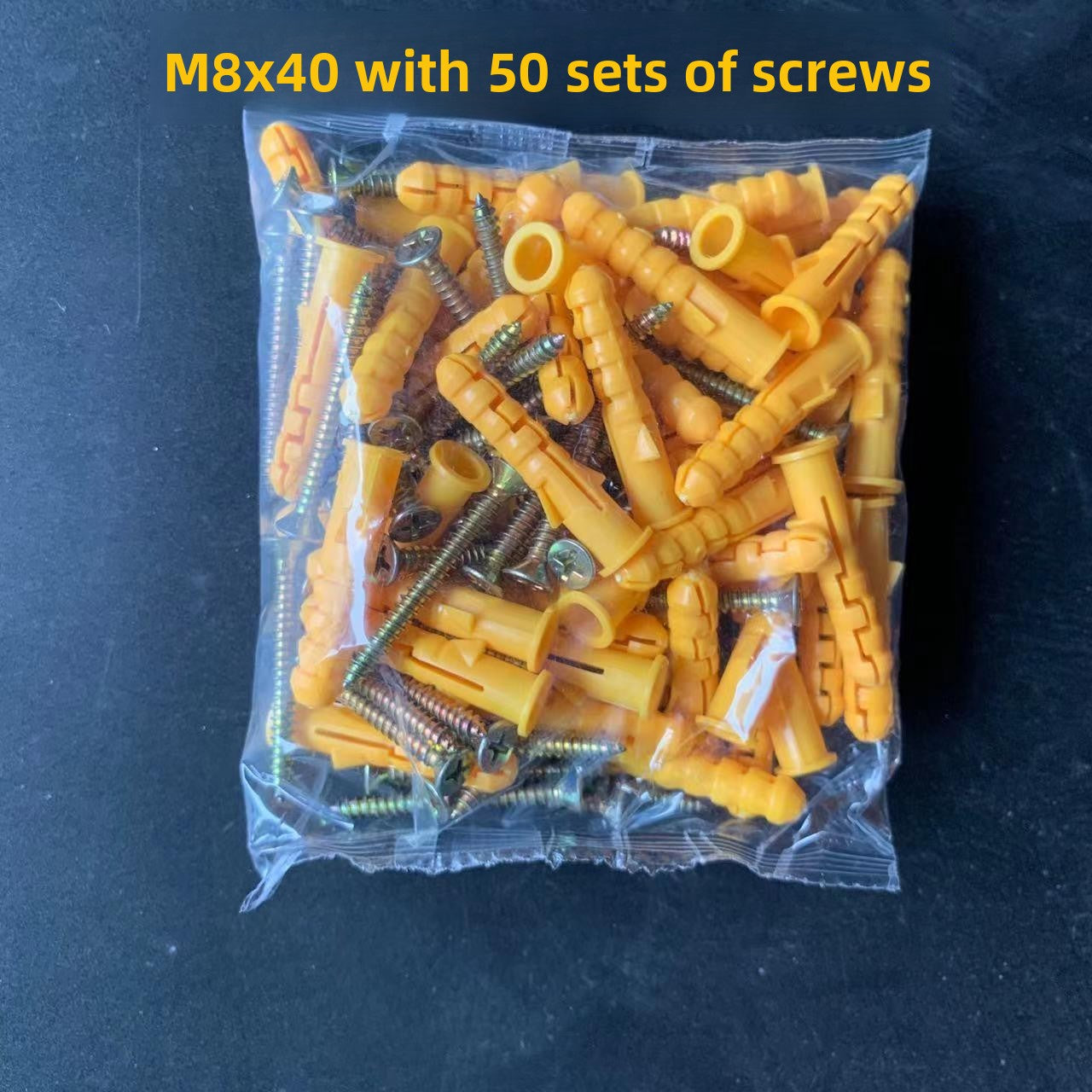 Plastic Expansion Tube Anchor Bolts 6mm 8mm 10mm