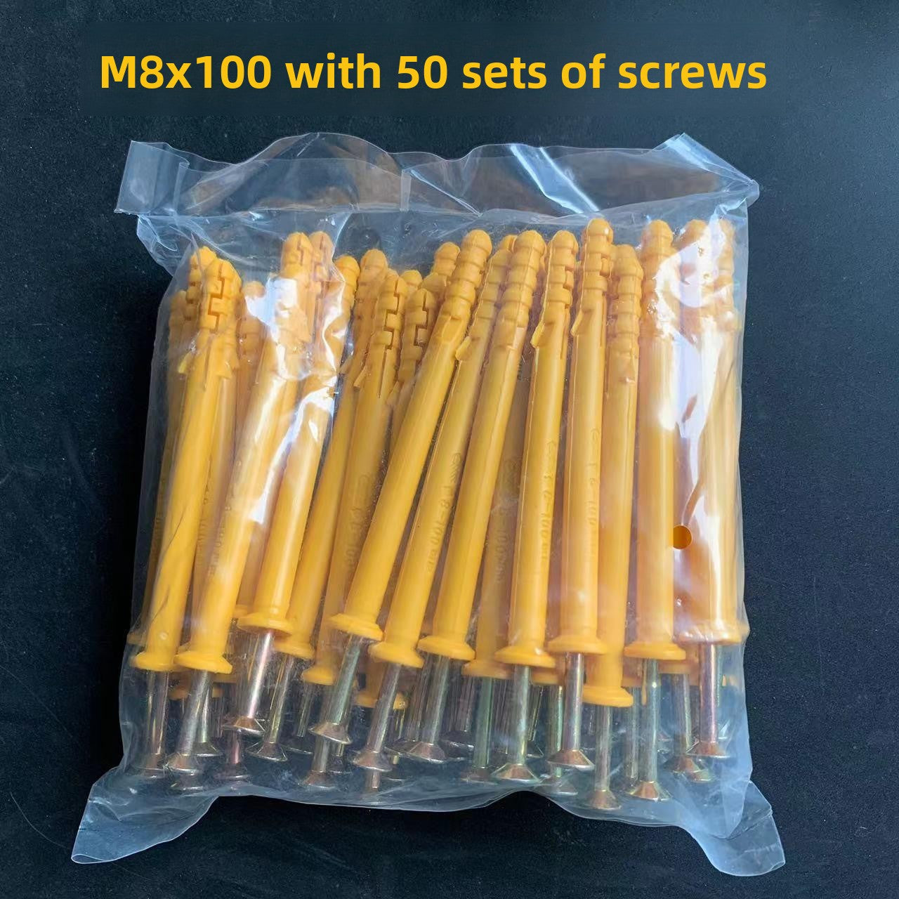 Plastic Expansion Tube Anchor Bolts 6mm 8mm 10mm
