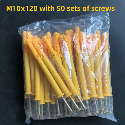 Plastic Expansion Tube Anchor Bolts 6mm 8mm 10mm