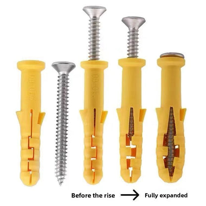 Plastic Expansion Tube Anchor Bolts 6mm 8mm 10mm