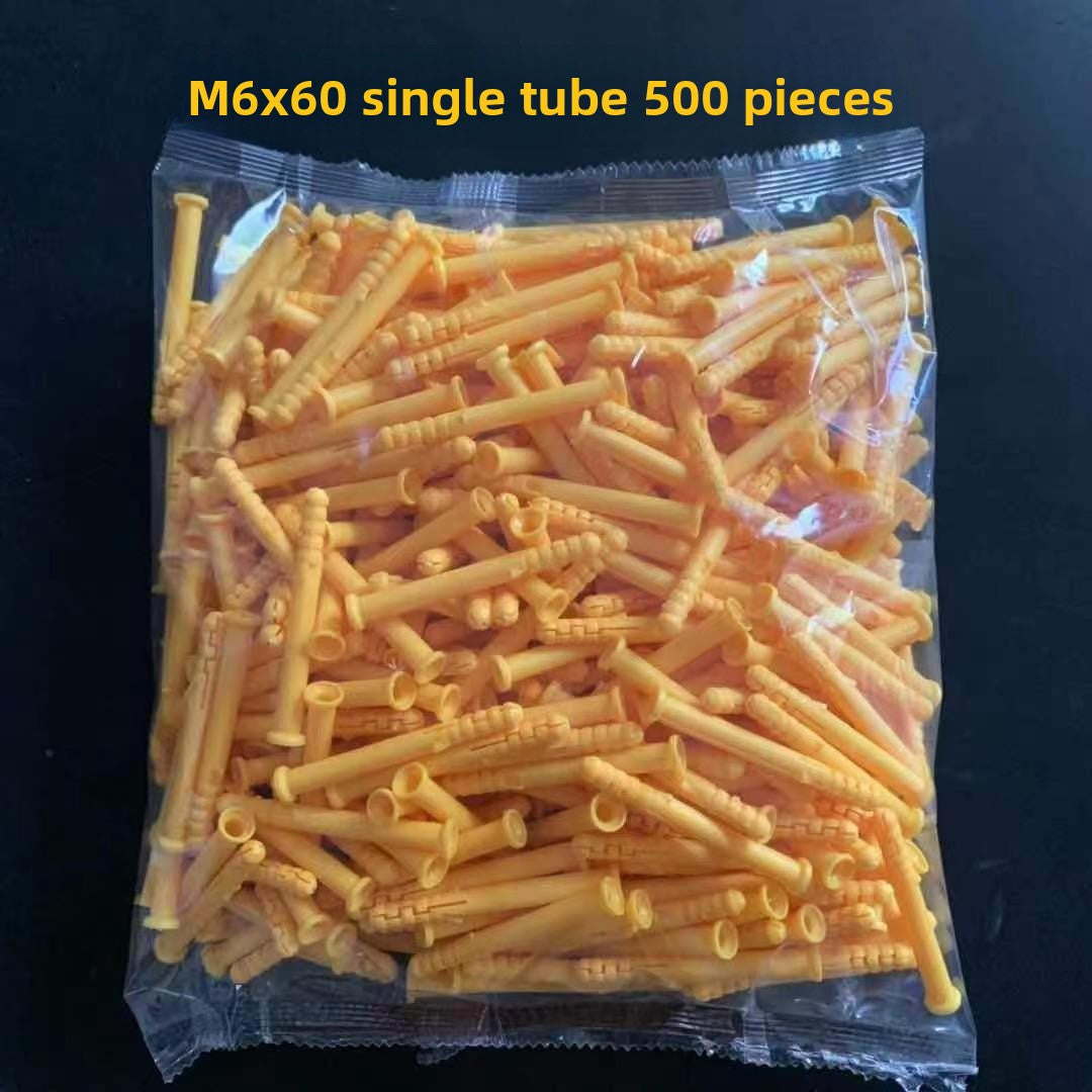 Plastic Expansion Tube Anchor Bolts 6mm 8mm 10mm