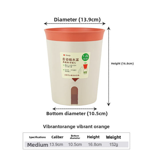 plastic flower pot