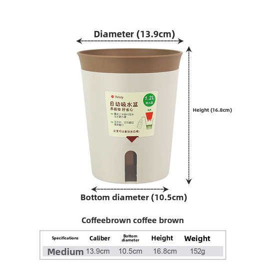 plastic flower pot