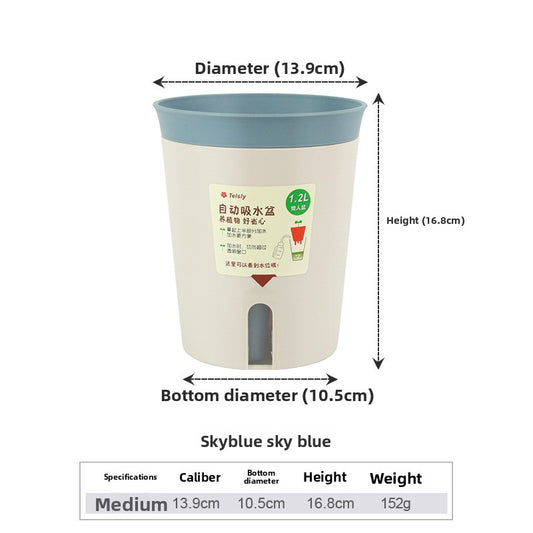 plastic flower pot