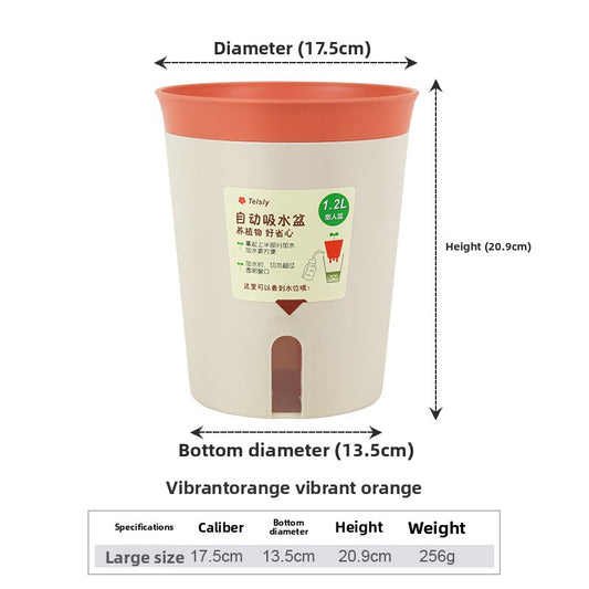 plastic flower pot
