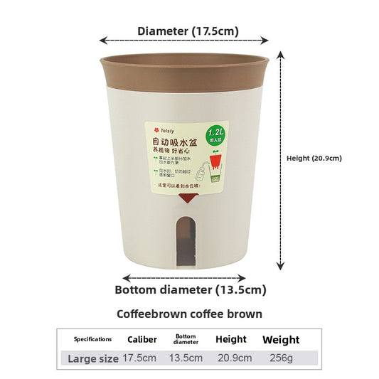 plastic flower pot
