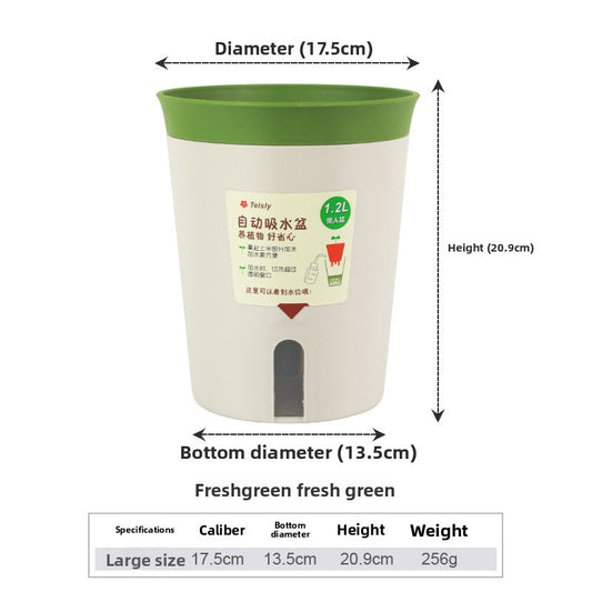 plastic flower pot