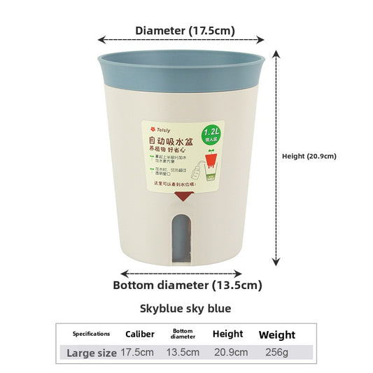 plastic flower pot