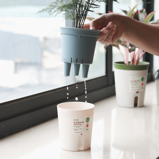plastic flower pot