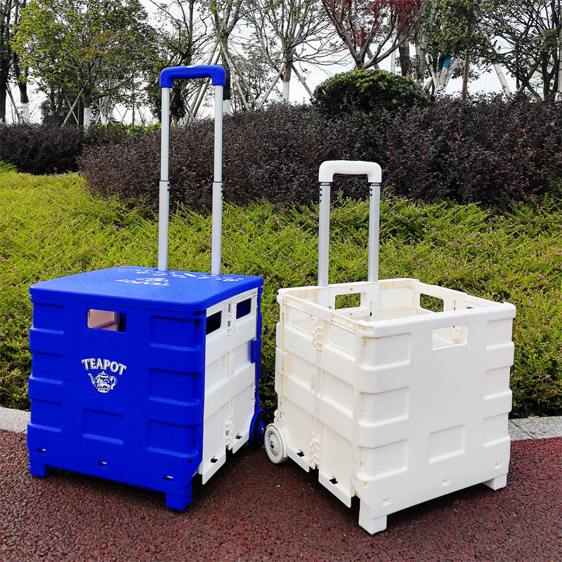 Plastic Folding Shopping Cart