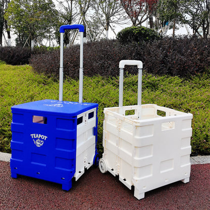 Plastic Folding Shopping Cart