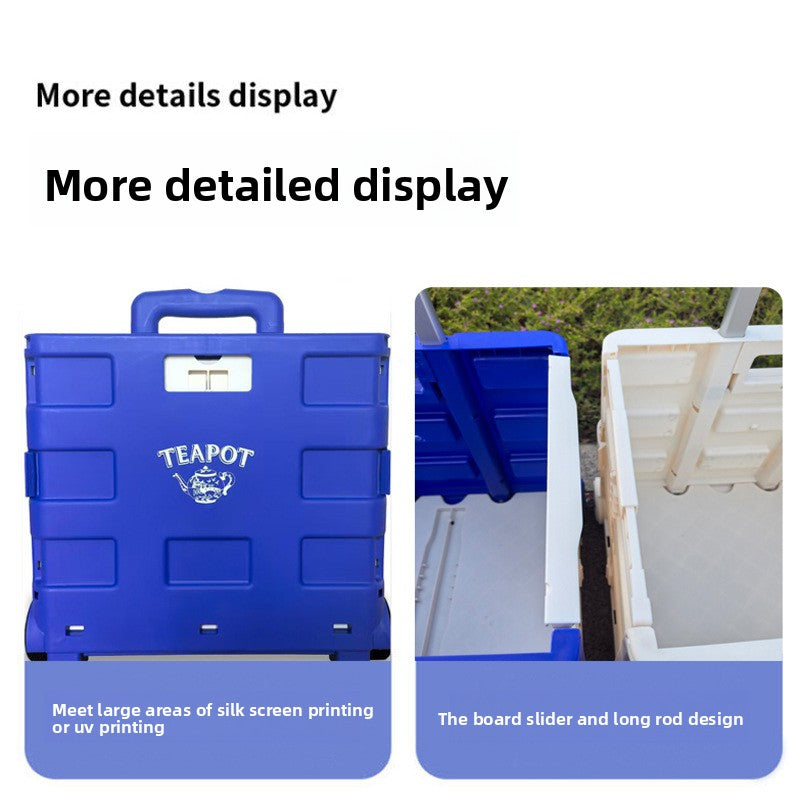 Plastic Folding Shopping Cart