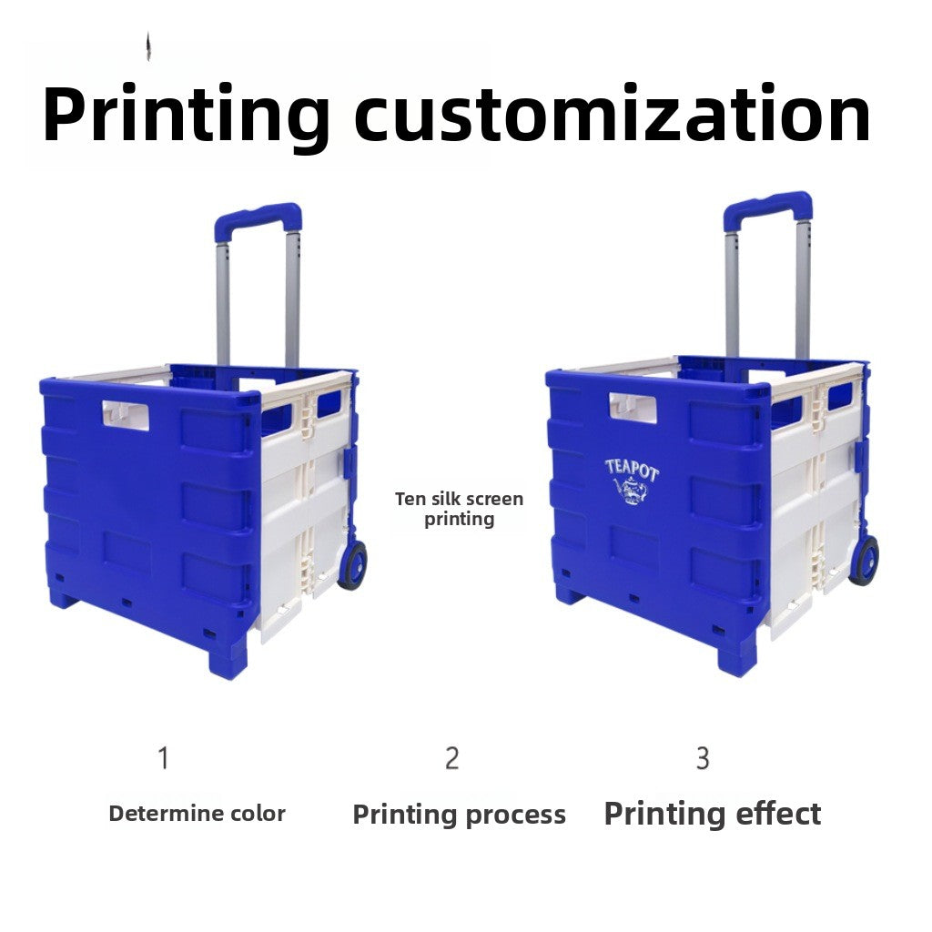Plastic Folding Shopping Cart