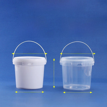 Plastic Food Storage Bucket with Lid