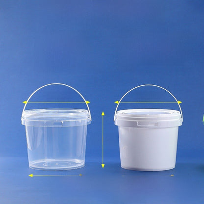 Plastic Food Storage Bucket with Lid