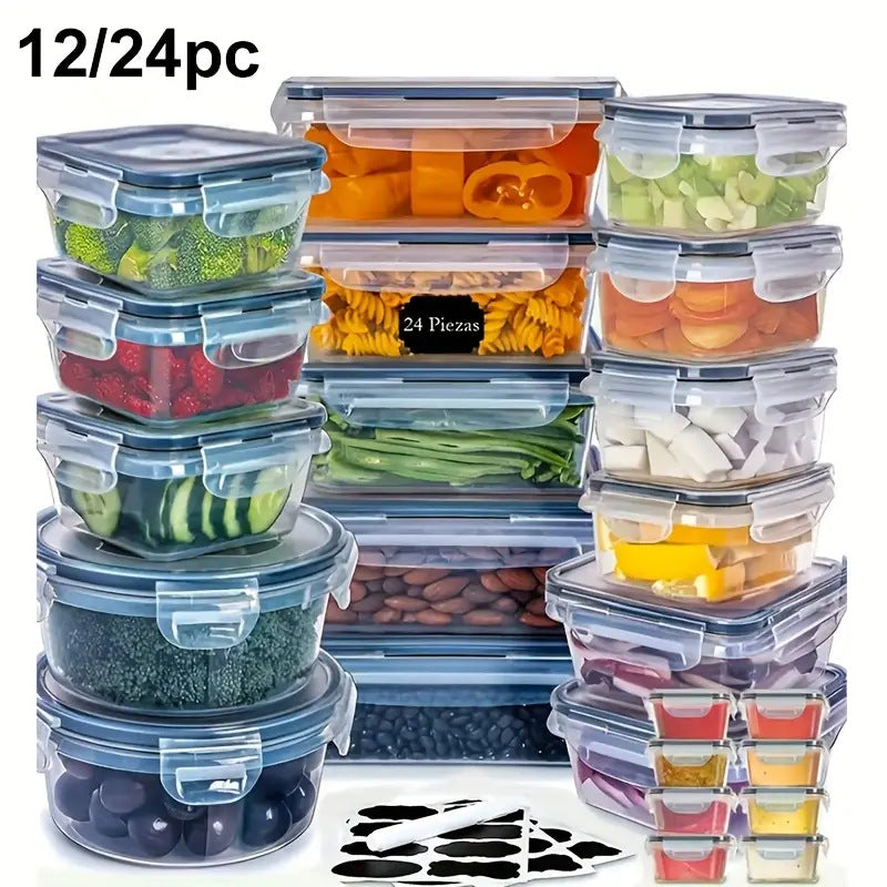Plastic Food Storage Containers Set