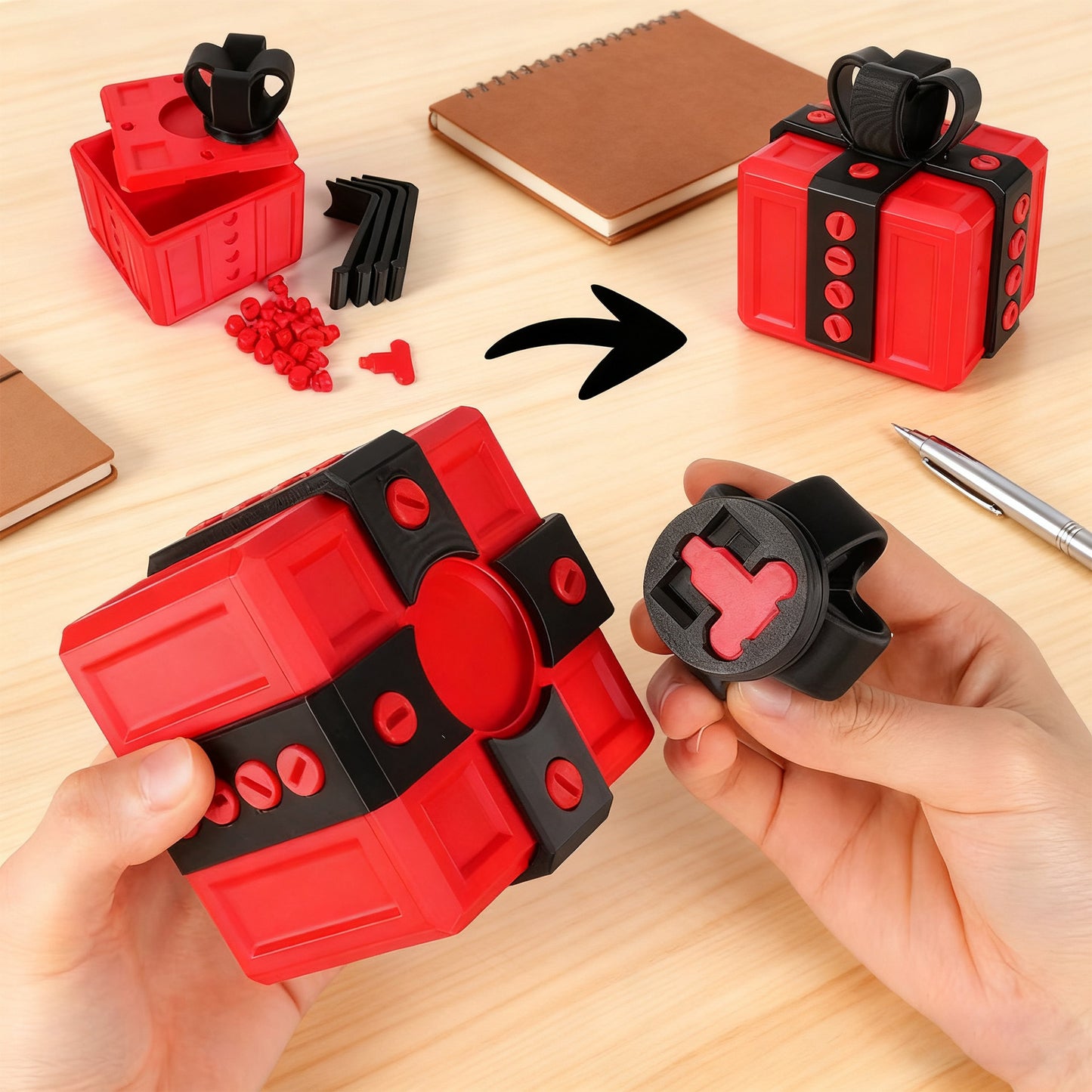Plastic gift box