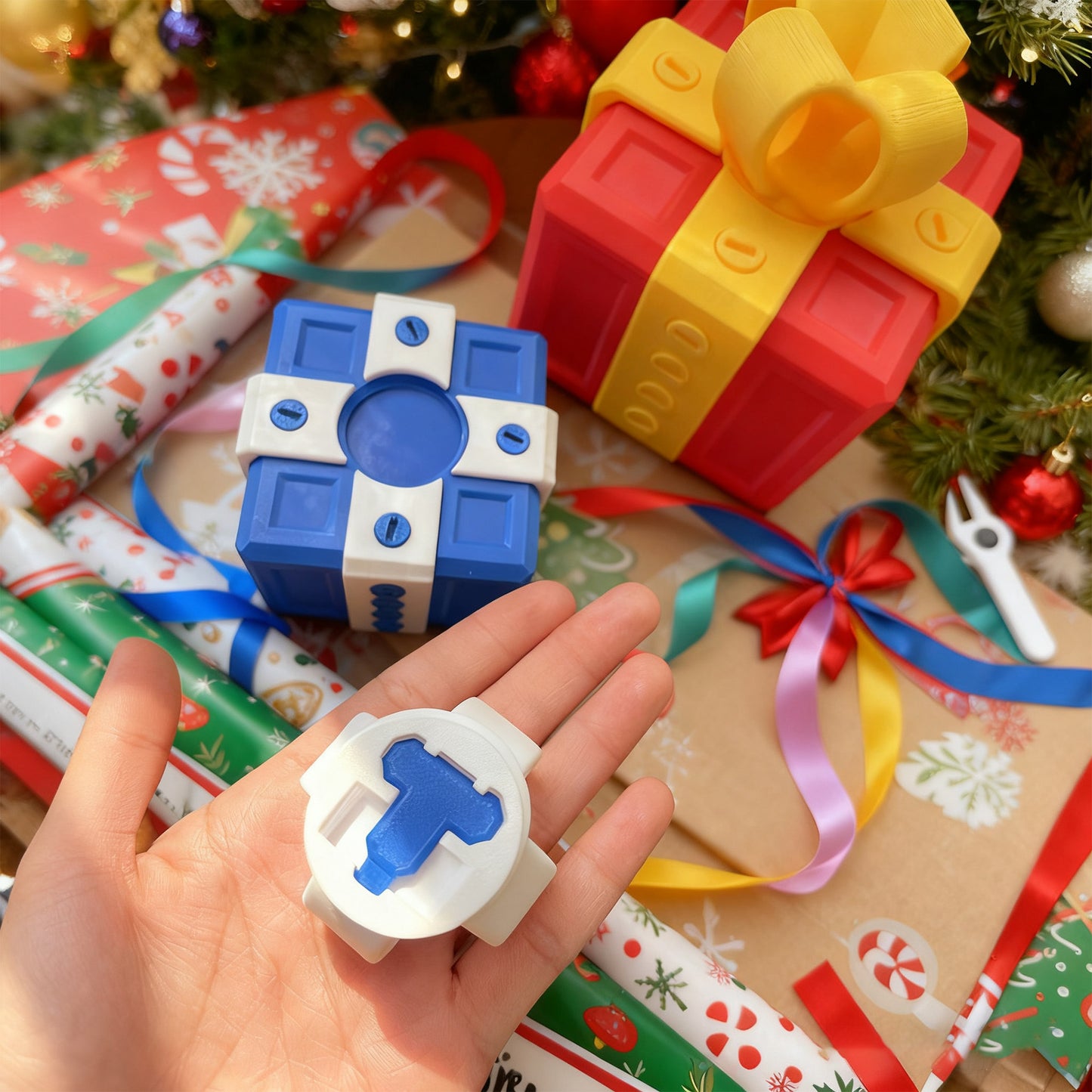 Plastic gift box