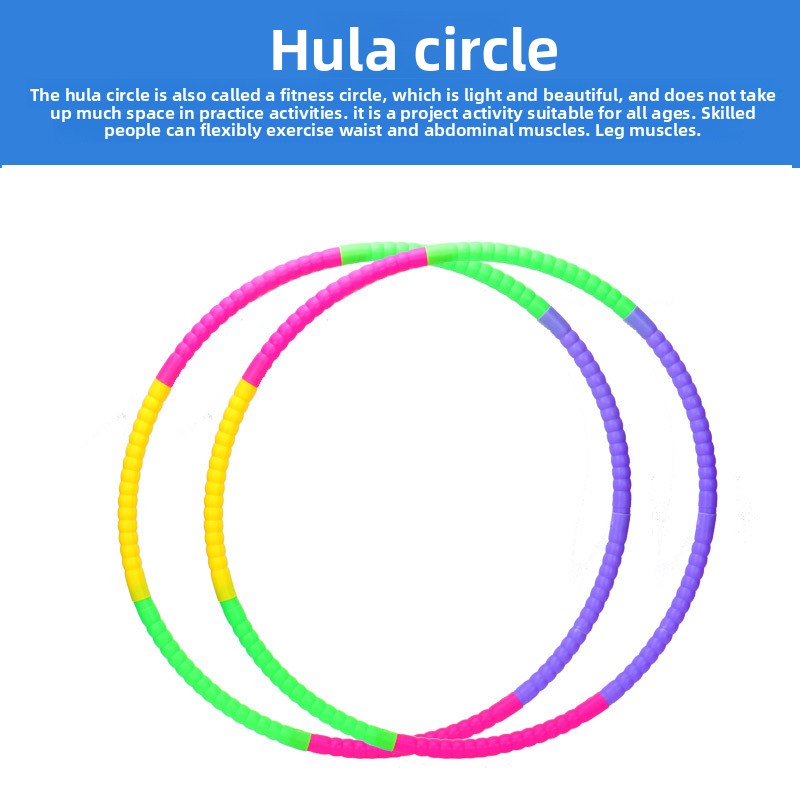 Plastic gymnastics hula hoops