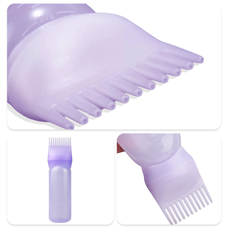 Plastic Hair Dye Application Bottle with Scale
