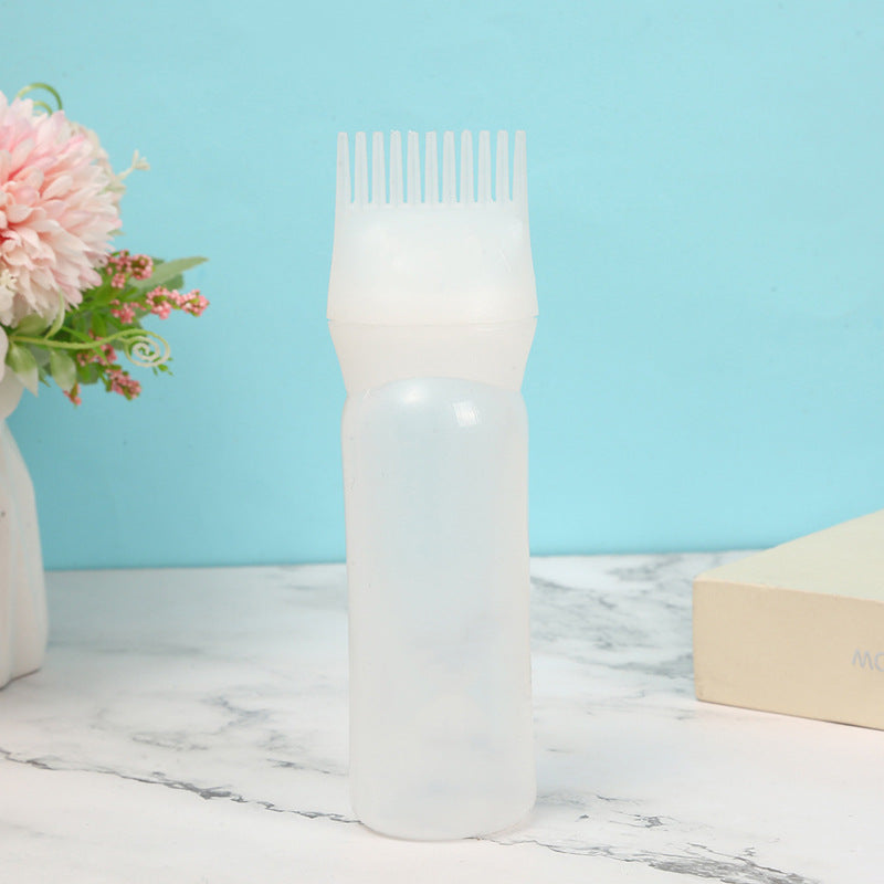 Plastic Hair Dye Application Bottle with Scale
