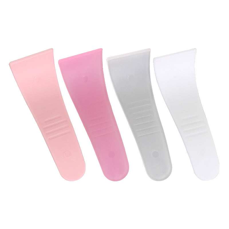 Plastic Hair Removal Scraper with Curved Handle