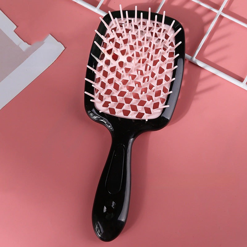 plastic hairbrush
