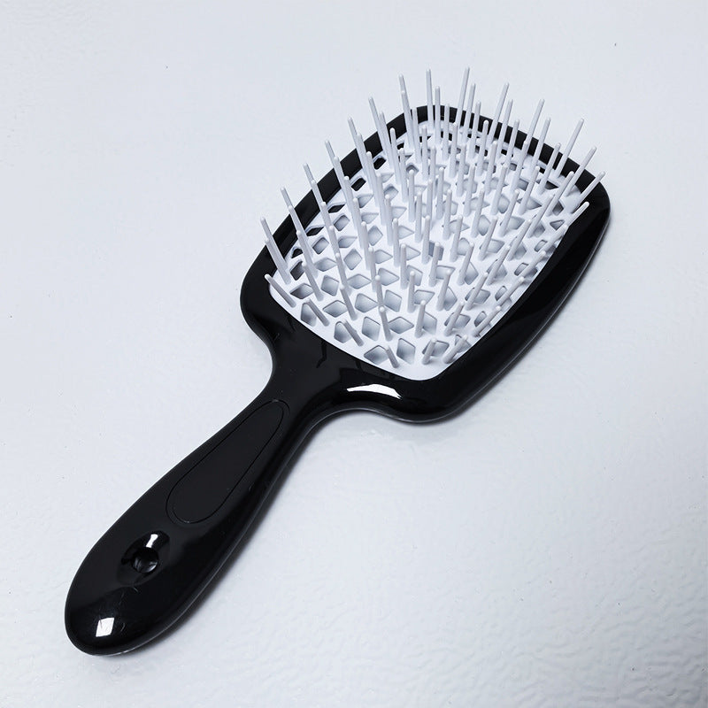 plastic hairbrush