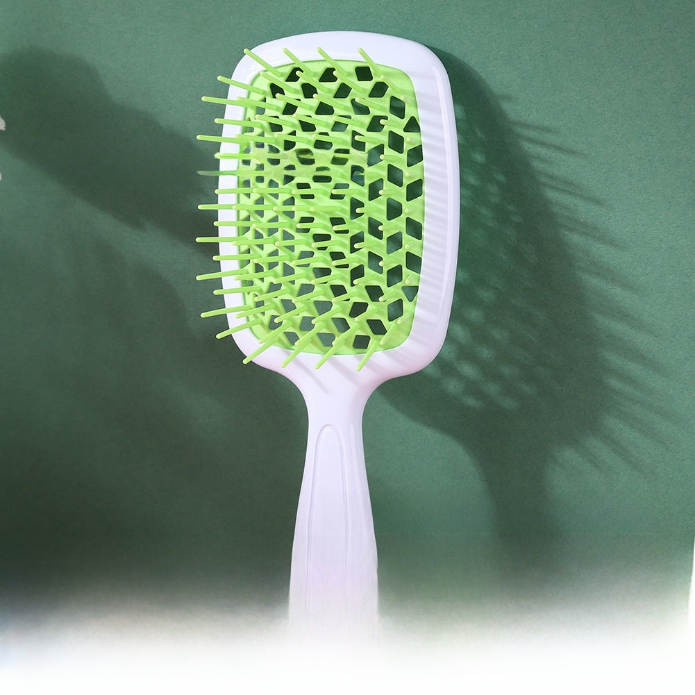plastic hairbrush