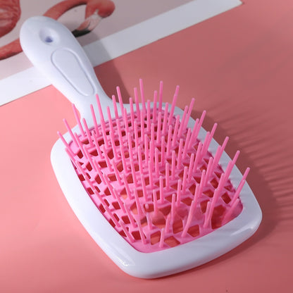 plastic hairbrush