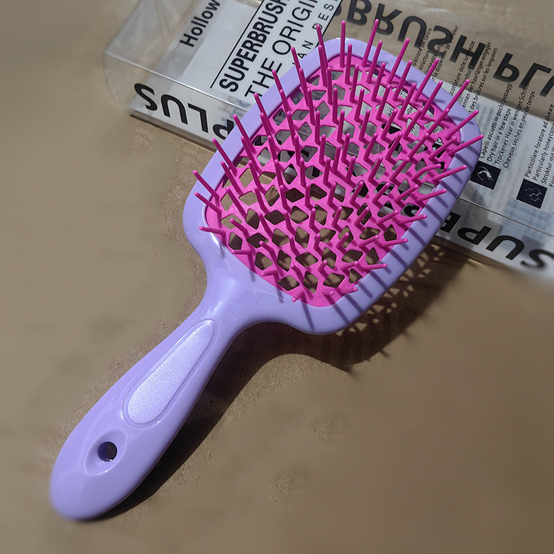 plastic hairbrush
