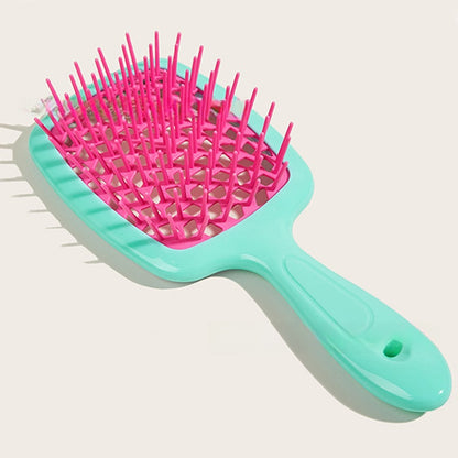 plastic hairbrush