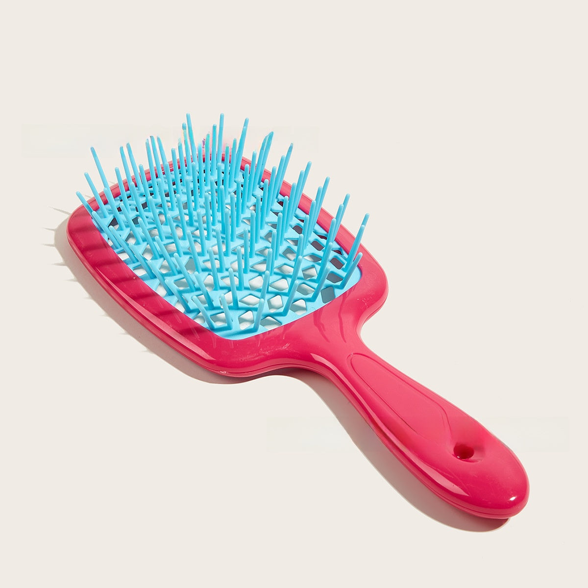 plastic hairbrush