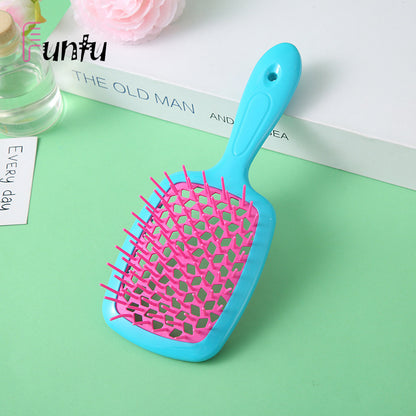 plastic hairbrush