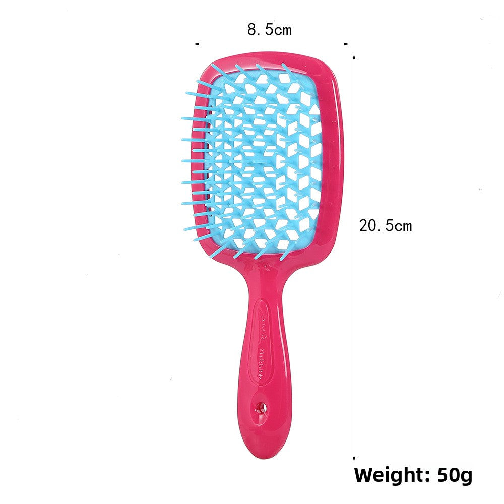 plastic hairbrush