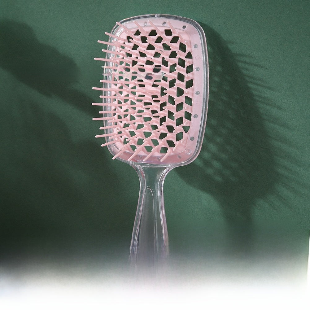 plastic hairbrush
