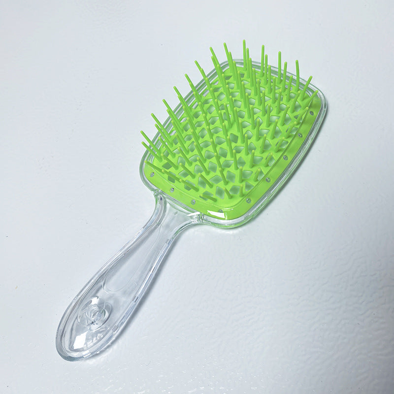 plastic hairbrush