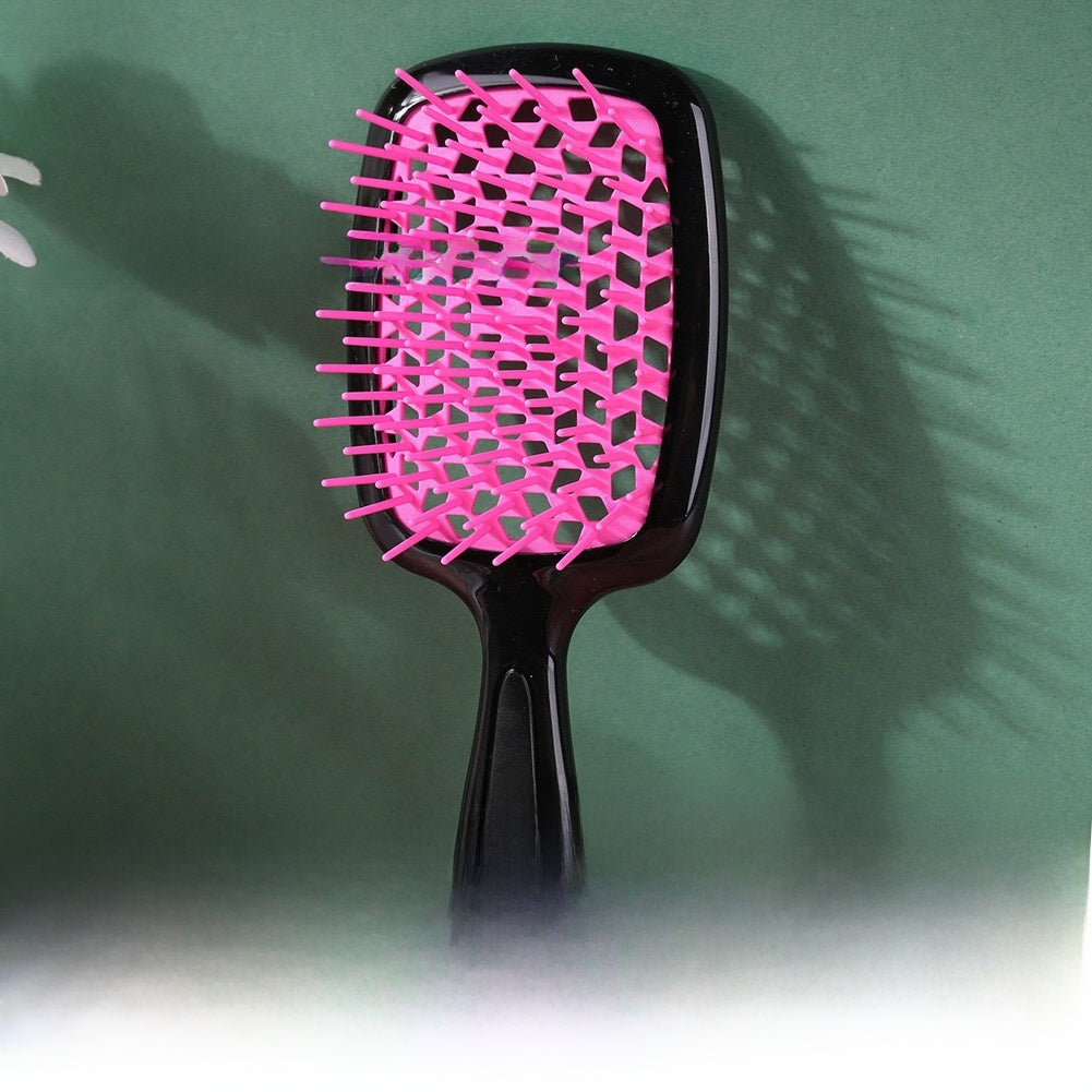 plastic hairbrush