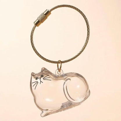 Plastic Keychain Container