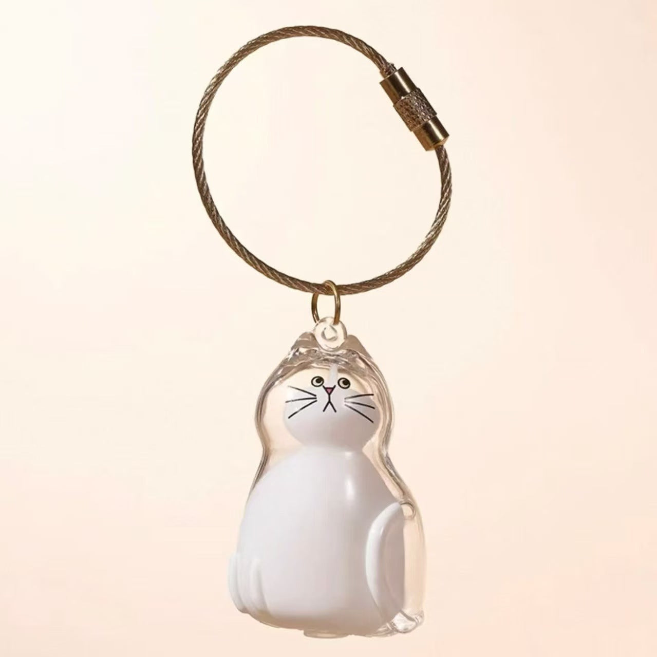 Plastic Keychain Container