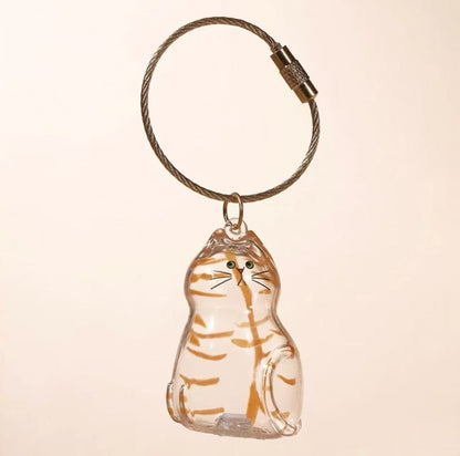 Plastic Keychain Container