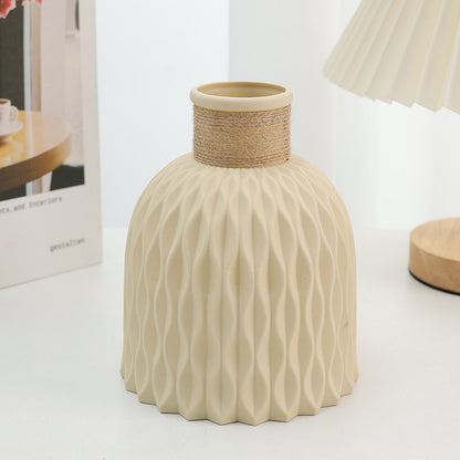 Plastic Origami Vase Desktop Decor