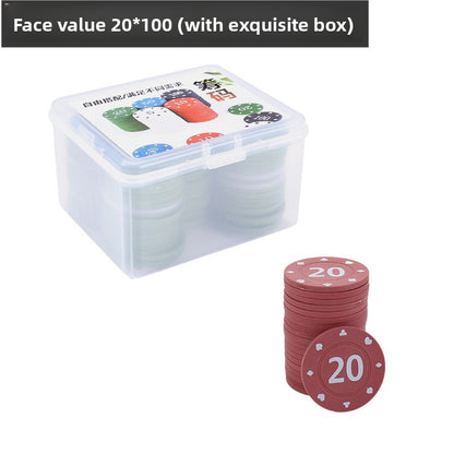 Plastic Poker Chips for Card Games