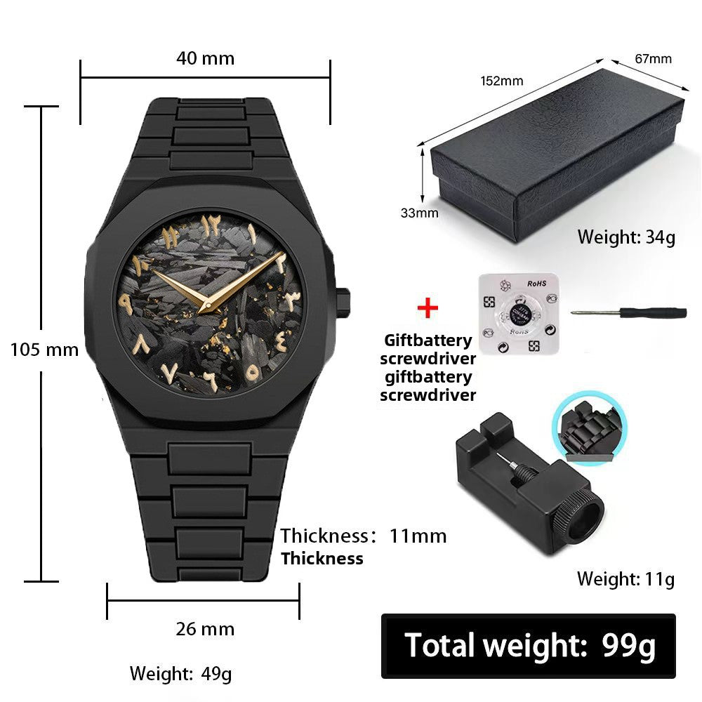 Plastic Quartz Watch, Waterproof Arabic Watch