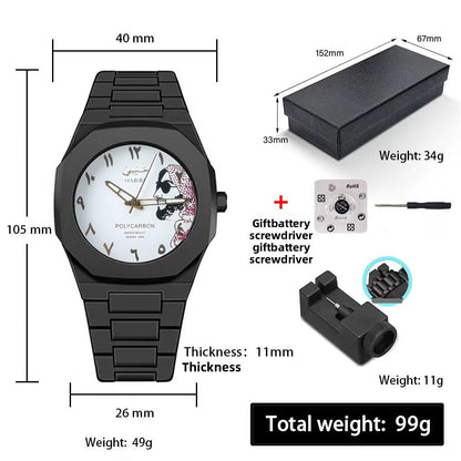 Plastic Quartz Watch, Waterproof Arabic Watch