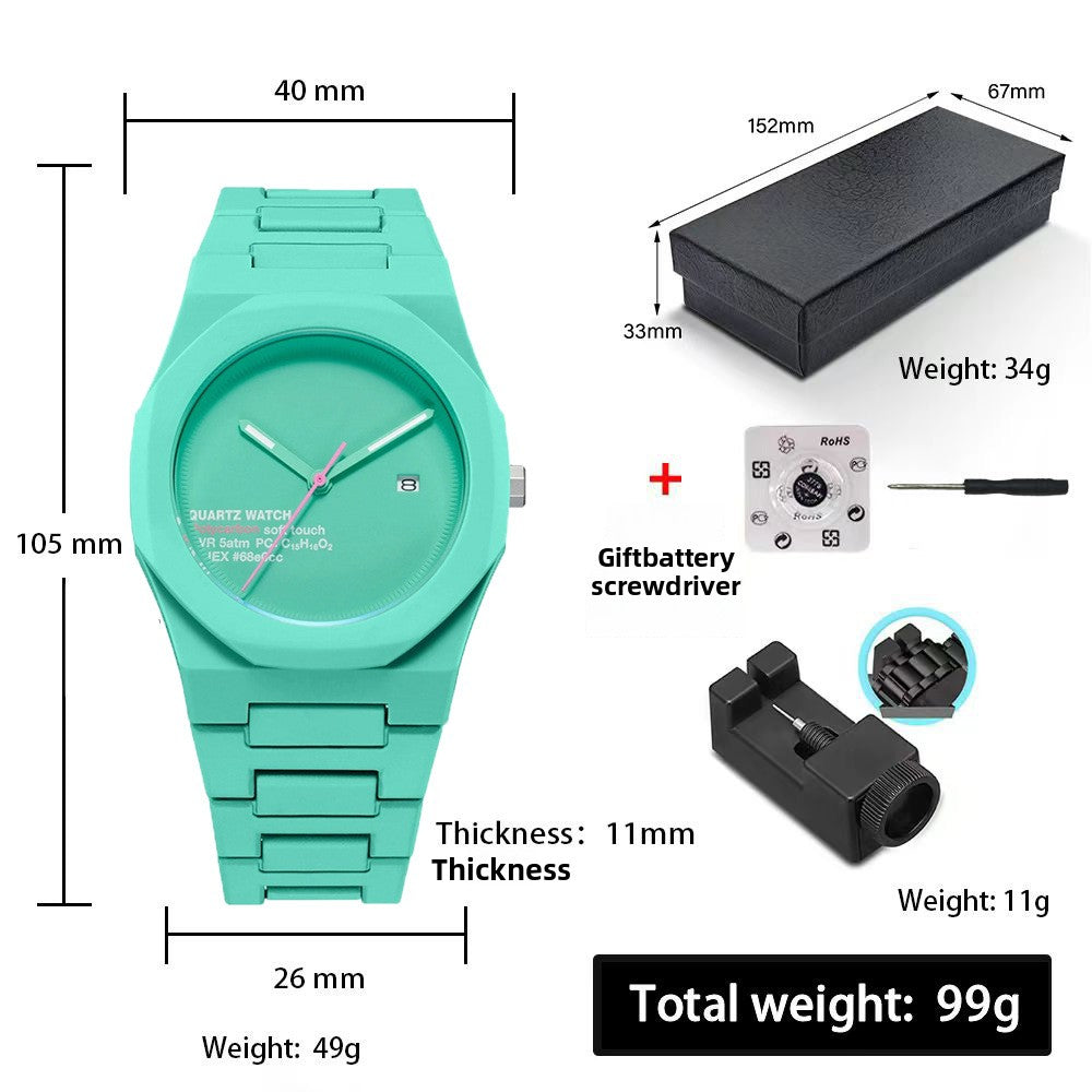 Plastic Quartz Watch, Waterproof Arabic Watch