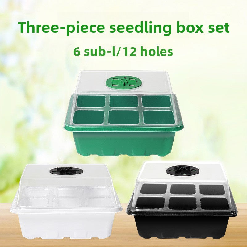Plastic seedling tray