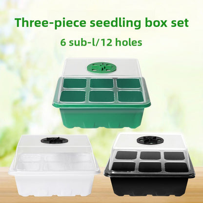 Plastic seedling tray