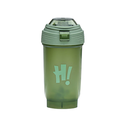 Plastic Shake Cup Leak Proof Fitness Water Bottle